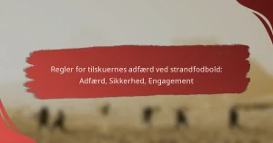 Regler for tilskuernes adfærd ved strandfodbold: Adfærd, Sikkerhed, Engagement