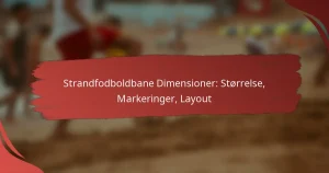 Strandfodboldbane Dimensioner: Størrelse, Markeringer, Layout